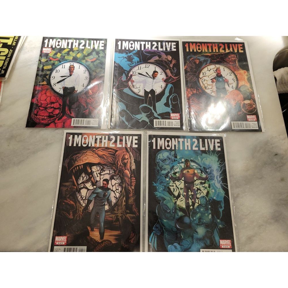 MARVEL COMICS‎ 1 MONTH 2 LIVE #1-5  COMICS
